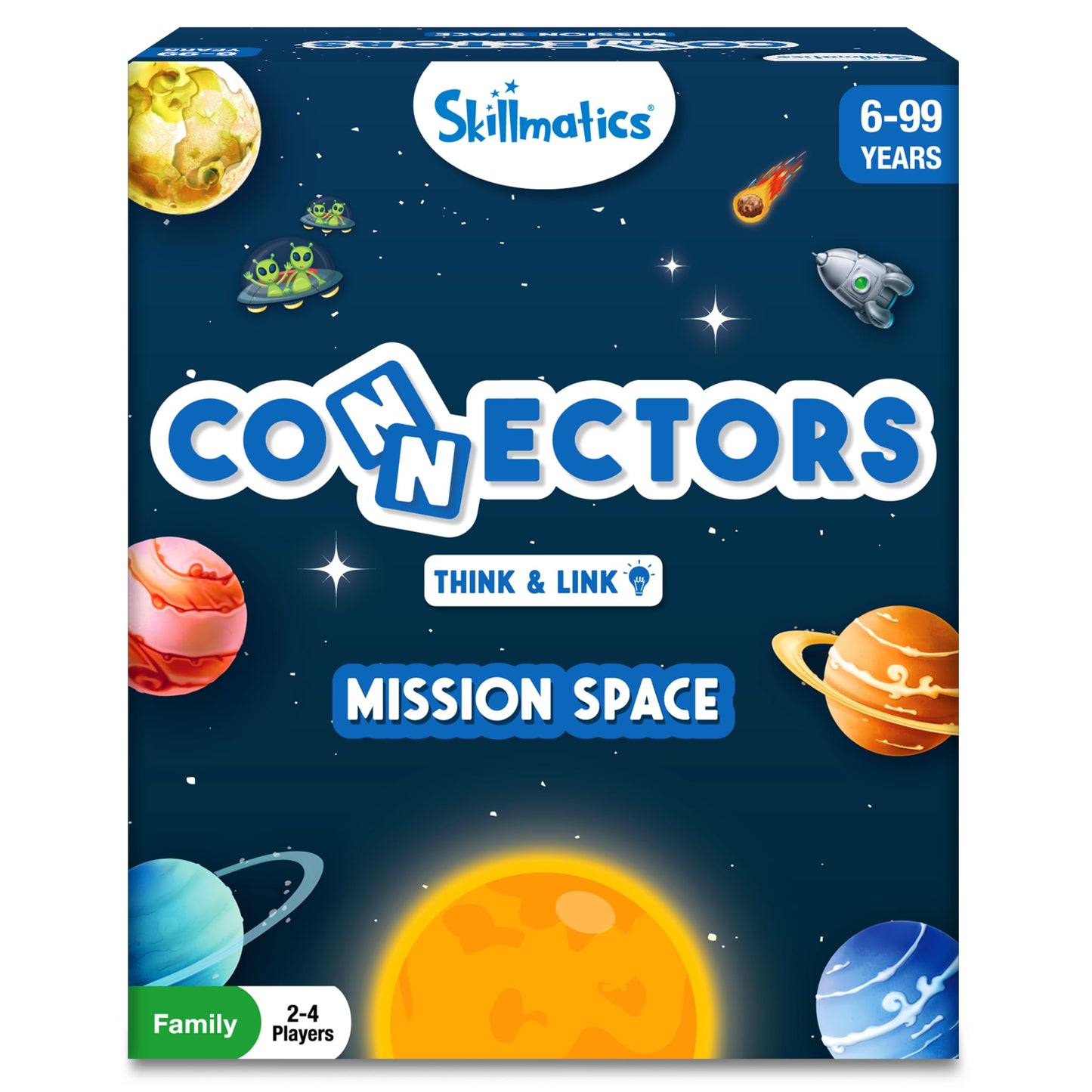 Skillmatics Educational Game - Connectors Mission Space, Fun Family Strategy Game, Fun For Kids, Boys, Girls Ages 6, 7, 8, 9 And