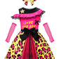 ReliBeauty Girls 80s Costume Kids Fancy Dress Costumes Accessories for Girls Cosplay 1980s Theme Retro Party 4T-4/110