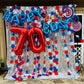 Number 7 Balloon 40 Inch Red Seven Birthday Decorations, 7 17 27 70 Year Old Balloon, Mylar Foil Balloon Number For Engagement,