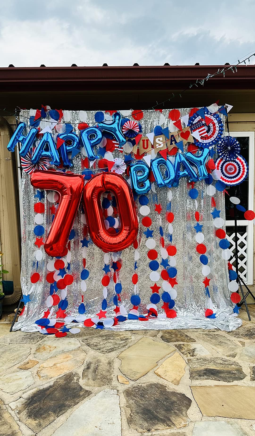 Number 7 Balloon 40 Inch Red Seven Birthday Decorations, 7 17 27 70 Year Old Balloon, Mylar Foil Balloon Number For Engagement,