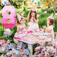 Number 1 Pinata First Birthday Pinata Decorations Gradient Pink Pinata With Stick Blindfold Confetti For Girls Boys Birthday (Number 8)