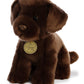 Aurora® Adorable Miyoni® Tots Chocolate Lab Pup Stuffed Animal - Lifelike Detail - Cherished Companionship - Brown 11 Inches