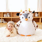EARTHSOUND Giant Penguin Plush Toy, 23" Jumbo Soft White Stuffed Animal, Model 2236543, Cute Fluffy Gift for Kids