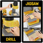 4 in 1 Woodworking Station for Kids - Wood Building Projects Kit for Boys - Real Construction Tools Sets - Boy Tool Set - Easter