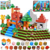 Wattlink Magnetic Building Blocks Set, 150 Pieces Educational Construction Cubes with Magnets, 3D Building Toys for Ages 3+, Com