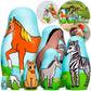 Aevvv Horse Nesting Dolls Set Of 7 Pcs - Donkey Gifts - Zebra Gifts - Horse Decor - Gifts For Horse Lovers