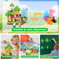 Toyunited 200Pcs Magnetic Blocks - Magnetic Building Blocks, Magnet Cubes Game, Stacking Forest Set, Stem Montessori Sensory Sta