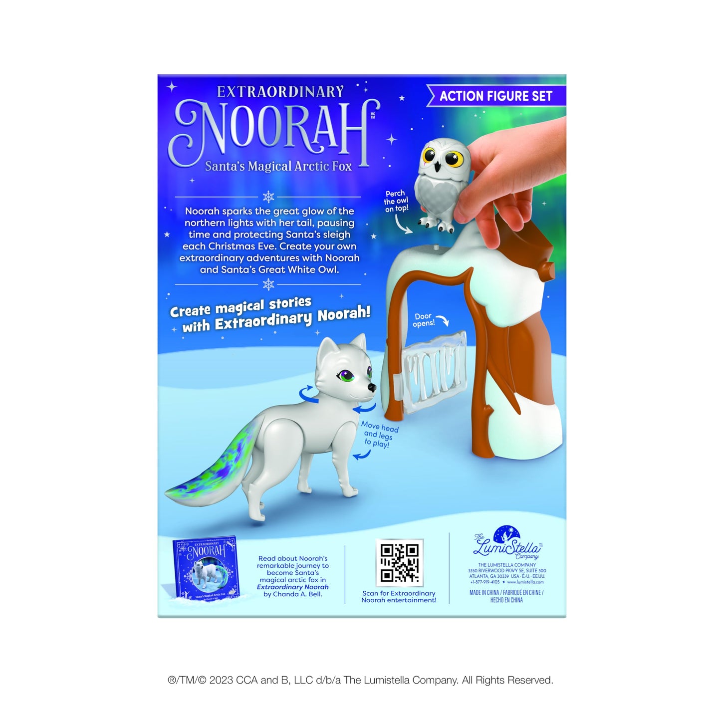 The Elf On The Shelf Extraordinary Noorah Action Figure Set- Includes Noorah Figurine, White Owl Figure And Snowy Den