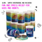 Neliblu Galaxy Slime Kit - 12 Pack 4 oz Marble Rainbow Slime - Fun DIY Party Favors for Kids, Goodie Bag Stuffers, Model GSP12