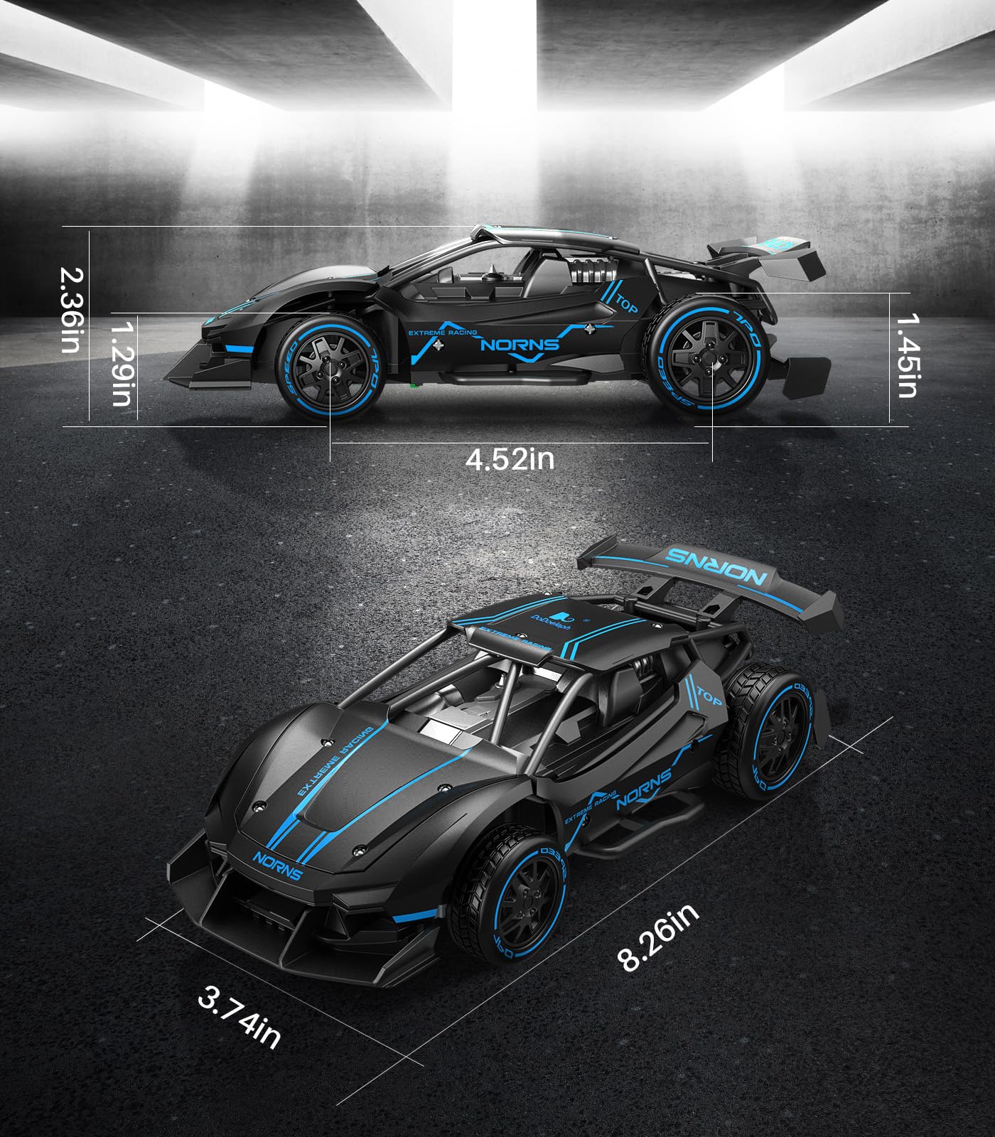 Dodoeleph Remote Control Car For Boys Girls, Hobby Rc Cars Rc Crawler 2.4Ghz Alloy Metal Frame Fast Vehicle 15Km/H Racing Toy Ca