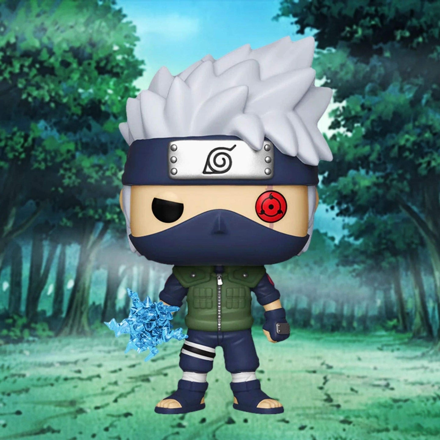 Funko Pop Animation: Naruto Shippuden - Kakashi with Lightning cutting edge Collectible Figure  Multicolor
