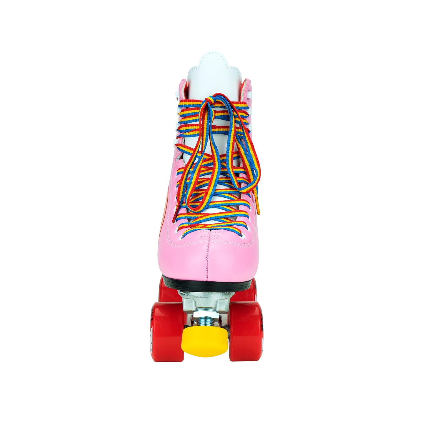 Moxi Rainbow Rider Roller Skate - Fun and Fashionable Womens Roller Skates | Pink Heart | Size 5