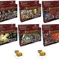 Bundle of All 6 Pathfinder Adventure Card Game Wrath of The Righteous Expansion Decks and 2 Treasure Chest Buttons