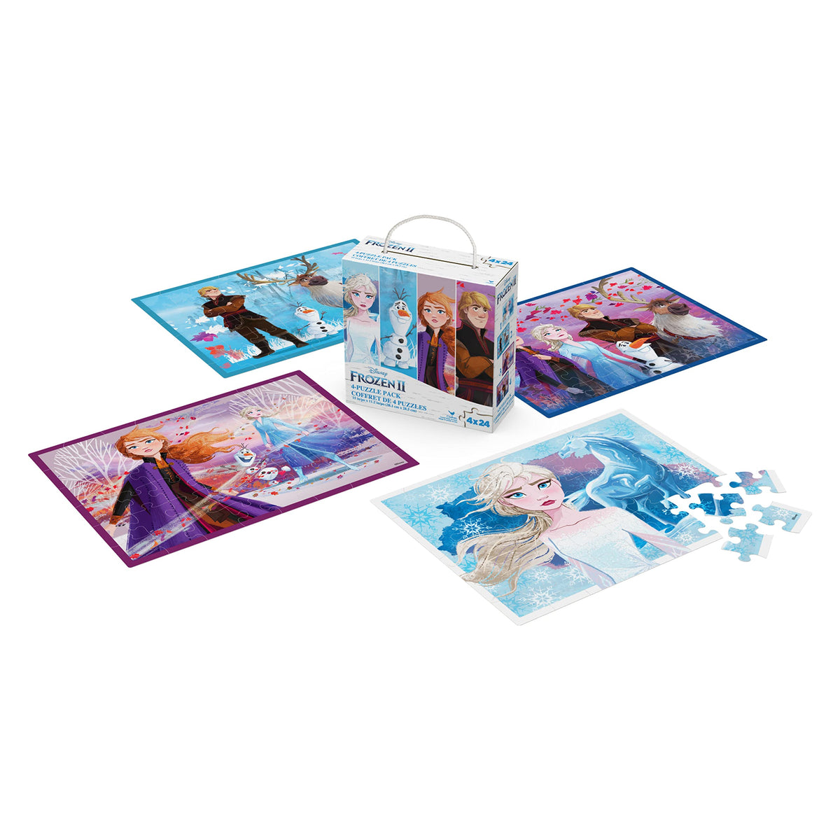 Frozen World of Imagination Puzzles - 4 Pack