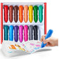 Joycat 16 Colors Jumbo Crayons For Toddlers 1-3 4 5 6 Year Old Kid,Easy-Grip,Unbreakable,Non-Toxic,Washable,Big,Triangular Toddler Crayons With Coloring Activity Paper,Ideal For Kids With Art Supplies
