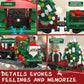 Mould King 12039 Christmas Train Building Block Kits, Electric Led Light,Train Track Vehicle Model Building Sets With Motors,Train Model Kits For Kids Age 8+/Adults-922 Pieces