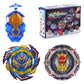 Hozuumo Bey Battling Top Burst Gyro Toy Set, With Gyro Launchers And Handle Combat Battling Game, Gift For Kids Children, B-173-