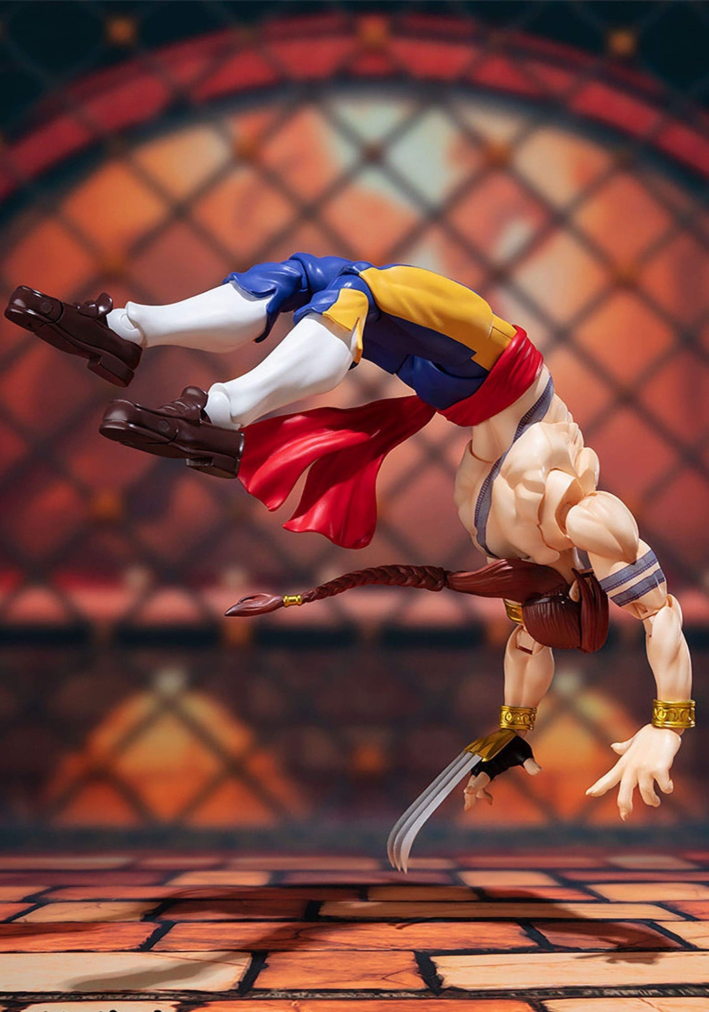 Bandai Tamashii Nations S.H. Figuarts Vega Street Fighter Action Figure, Yellow, Standard (B07NZ88SD8)