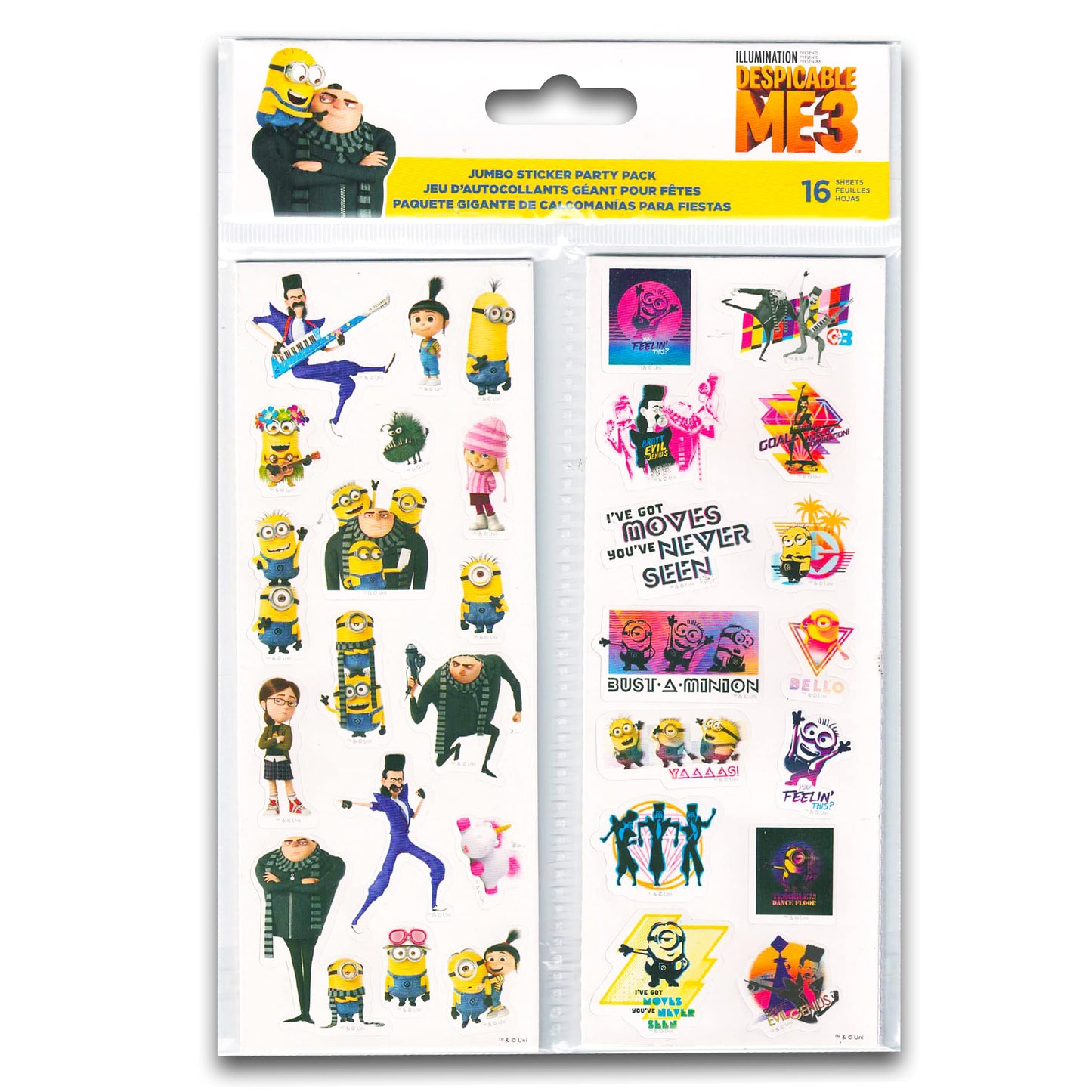 Despicable Me Minions Coloring Book with Stickers ~ over 200 Minions Stickers!