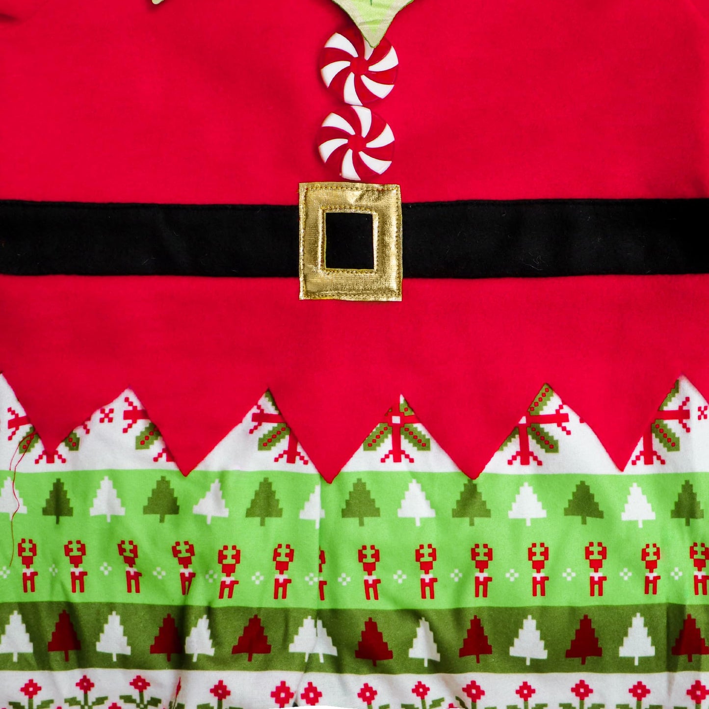 Ikali Kids Christmas Elf Costume Boys Toddlers Red Elf Dress Up Santa'S Helper Costume Xmas Festive Outfit