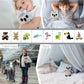 Puzzled Dollibu Owl Plush - Super Soft Stuffed Animal, Cute Grey Wildlife Bird Stuffed Animal Adorable Fluffy Stuffed Animal For Boys And Girls, Plush Owl Gifts For Kids, Teens, And Adults - 9 Inches