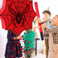 Leyndo 89 Pcs Spider Party Favors for Birthday, Includes Spider Piata with Blindfold and Stick, 11.8x11.8, 12 Keychains, 12 Wris
