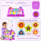 Marstone Montessori Toddler Toys For 1 Year Old Girl Gifts: 8 In 1 Multi-Functional Learning Baby Musical House For 1 2 3 Yr Old