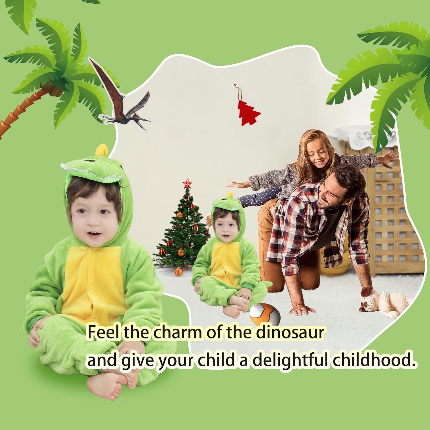 Fairycece Dinosaur Costume For Toddler Boys 2T 3T Animal Toddler Girl 4T Onesie