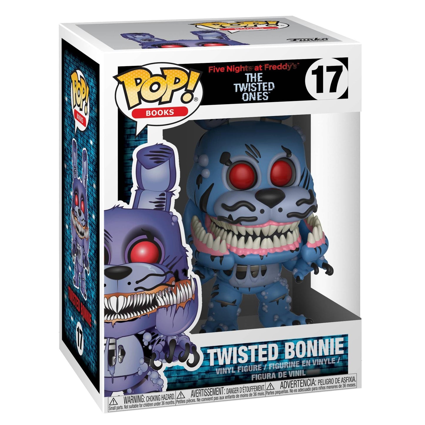 Funko POP! Five Nights at Freddy's Twisted Bonnie Figure, 3.75" Multicolor Vinyl Collectible, Model 28806