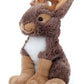 The Petting Zoo Jackalope Plush Toy, 12 inches, Brown, Model 419043, Perfect Gift for Kids