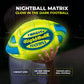Tangle Nightball Glow In The Dark Light Up Led Football, Green With Blue