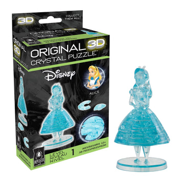 Bepuzzled, Disney Alice Original 3D Crystal Puzzle, Ages 12 And Up