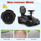 Infans 3 In 1 Ride On Push Car, Licensed Lamborghini Baby Stroller Sliding Walking Car With Push Handle, Music, Usb, Headlight, Under Seat Storage, Kids Foot-To-Floor Toy For 18-60 Months (Black)