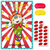 Circus Party Supplies,Pin The Noses On The Clown,Circus Clown Party Games Decoration,Large Poster With 24Pcs Nose Stickers For K