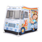 Melissa & Doug Fabric Double-Sided Food Truck Play Tent - Ice Cream And Bbq Role Play Toy Food Truck Tent, For Kids Ages 3+
