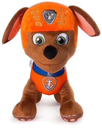 Paw Patrol 8” Zuma Plush Toy - Soft Standing Plush with Stitched Detailing for Ages 3 and Up