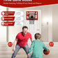 Basketball Hoop Indoor For Kids-Over The Door Mini Basketball Hoop With Led Light, Scoreboard, Remote Control And 3 Modes & Ball