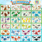 Imcuamk Building Sets 24 Packs Party Favors For Kids, 3 In 1, 72 Kinds Of Transformable Animal Building Block Toy, Goodie Bag St