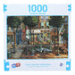 Sunlit Square 1000 Piece Romantic Holiday Puzzle