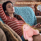 Suzzipals Heatable And Coolable Bunny Stuffed Animal, Microwavable Stuffed Animal Heating Pad For Period Cramps And Pain, Lavend