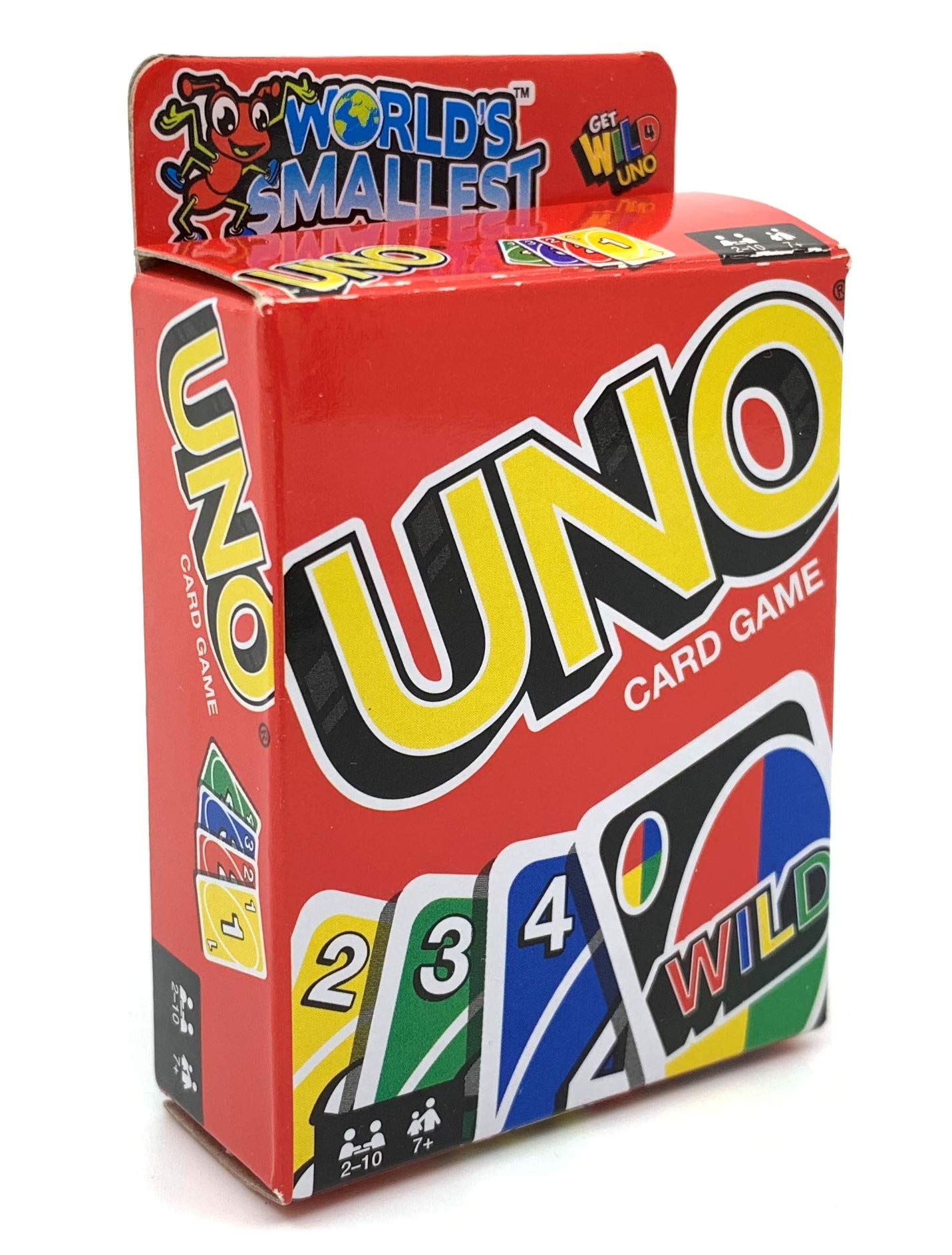 World's Smallest UNO - Compact Playing Card Game - Plastic - One Size - Model 568