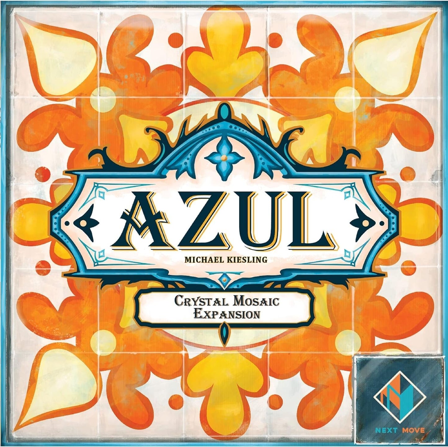 Azul Crystal Mosaic Board Game Expansion - Strategic Tile-Placement Game for 2-4 Players, Ages 8+, Multi-colored, Model NMG60012