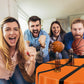 Funnymoom 1 Pack Round Basketball Tablecloth 84 Inch Plastic Basketball Party Decorations Disposable Table Cloth Washable Dispos