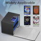 Mlikero Card Deck Box, Commander Deck Box Holds 100+ Double-Sleeved Cards With 4 Dividers, Leather Magnetic Closure Card Box Fit