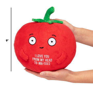 Bee! Big Tender Tomato Plushie - Super Soft Red Stuffed Animal, Adorable Gift for All Occasions, Model TT1