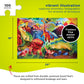 Crocodile Creek 100-Piece Jigsaw Puzzle For Kids Ages 5 And Up - Fun And Educational Table Or Floor Holographic Foil Puzzle - Heavy-Duty Box For Storage - Dinosaur World - 24' X 18' Finished