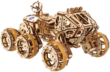 Ugears Wooden 3D Puzzles For Adults - Manned Mars Rover Nasa Car Puzzles For Adults – Mechanical 3D Puzzle Models For Adults To Build With Spring Drive Crafts For Adults 562 Pcs