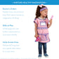 Melissa & Doug Hair Stylist Costume Dress-Up Set, 7 Pcs, Pink/Purple, Polyester, Ages 5+ (Model 4847)
