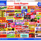 White Mountain Puzzles Candy Wrappers - 1000 Piece Collage Jigsaw Puzzle