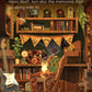 CUTEBEE Book Nook Kit - DIY Miniature House Dollhouse Kit for mature-themed and Teens  Booknook Bookshelf Decor Alley Model Build with LED Light  Gifts for Family and Friends (Memories Music Bookshop)